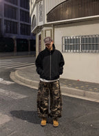 簡約 素面 抽繩 連帽 防風外套 / 2色