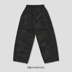 迷彩 細褶 抽繩 棉褲 / 2色