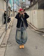 Blooklyn Lettering Cotton Jacket  / 3色