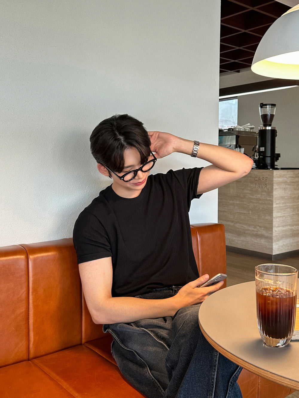 涼感 羅紋 合身 針織 短T / 10色