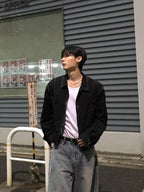 Two-Way Line Stitch Nylon Jacket