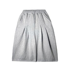 雙打摺 膝下 七分 百慕達 棉質 短褲 / 4色