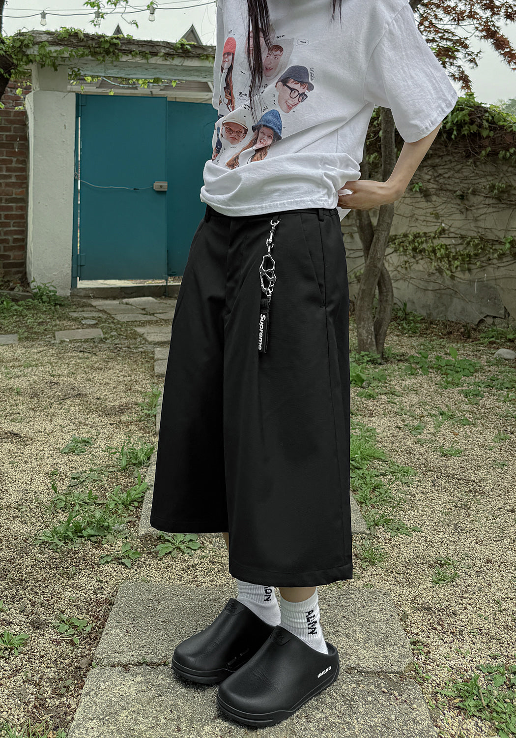 打褶 五分 百慕達 西裝 短褲 / 2色