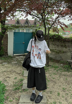 打褶 五分 百慕達 西裝 短褲 / 2色