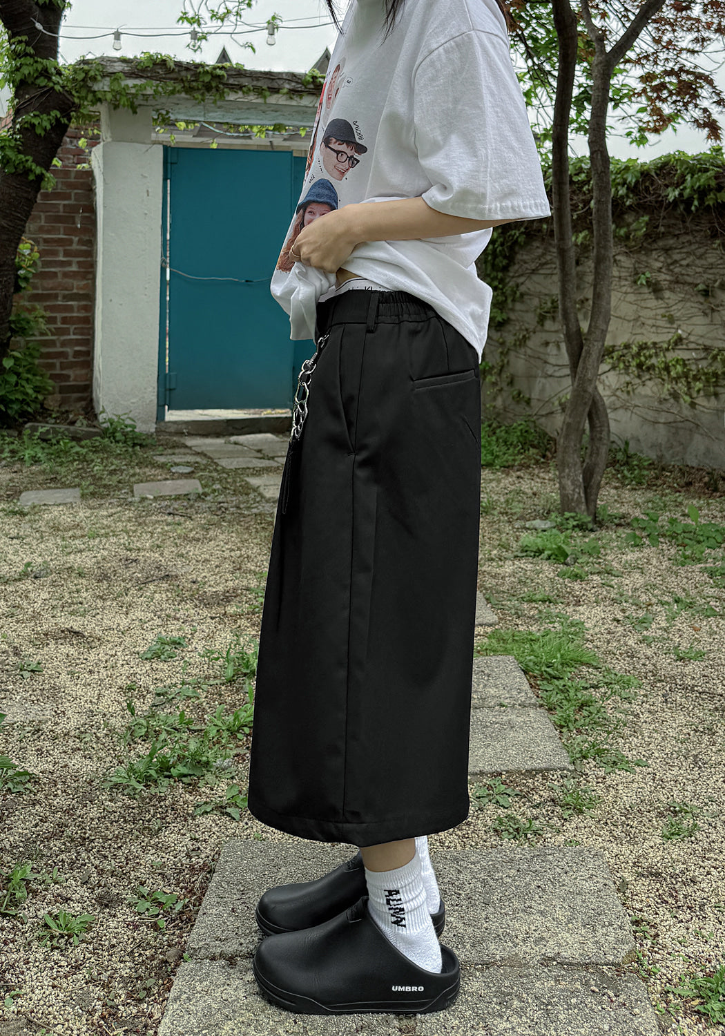 打褶 五分 百慕達 西裝 短褲 / 2色