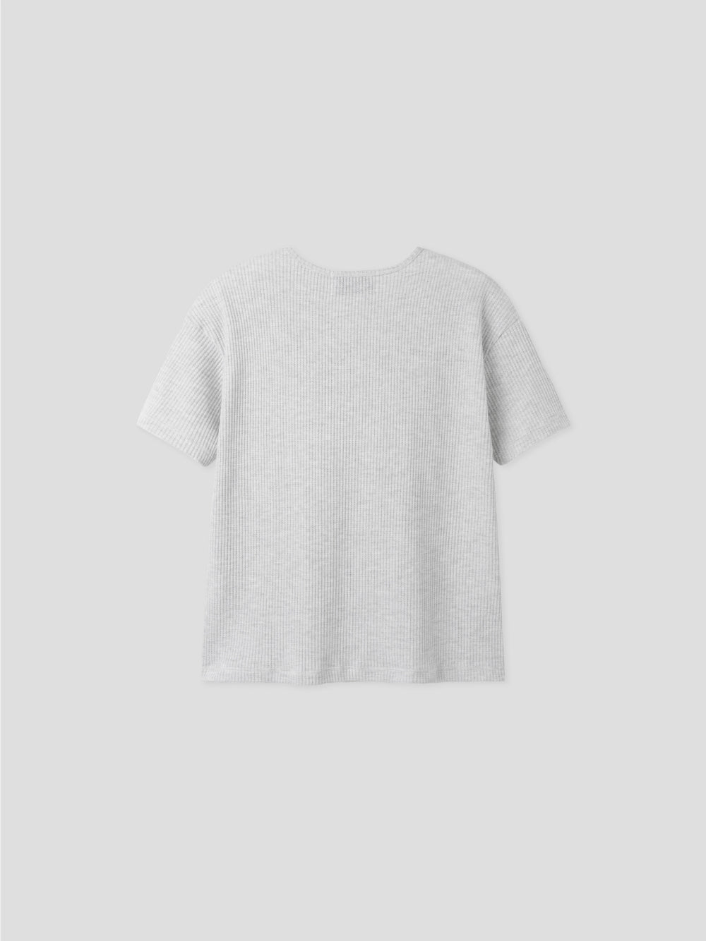 華夫格 短版 合身 上衣 / 7色