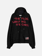 街頭 USA 美國印花 雙拉鍊 連帽 外套