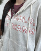 街頭 CANADA 加拿大印花 雙拉鍊 連帽 外套