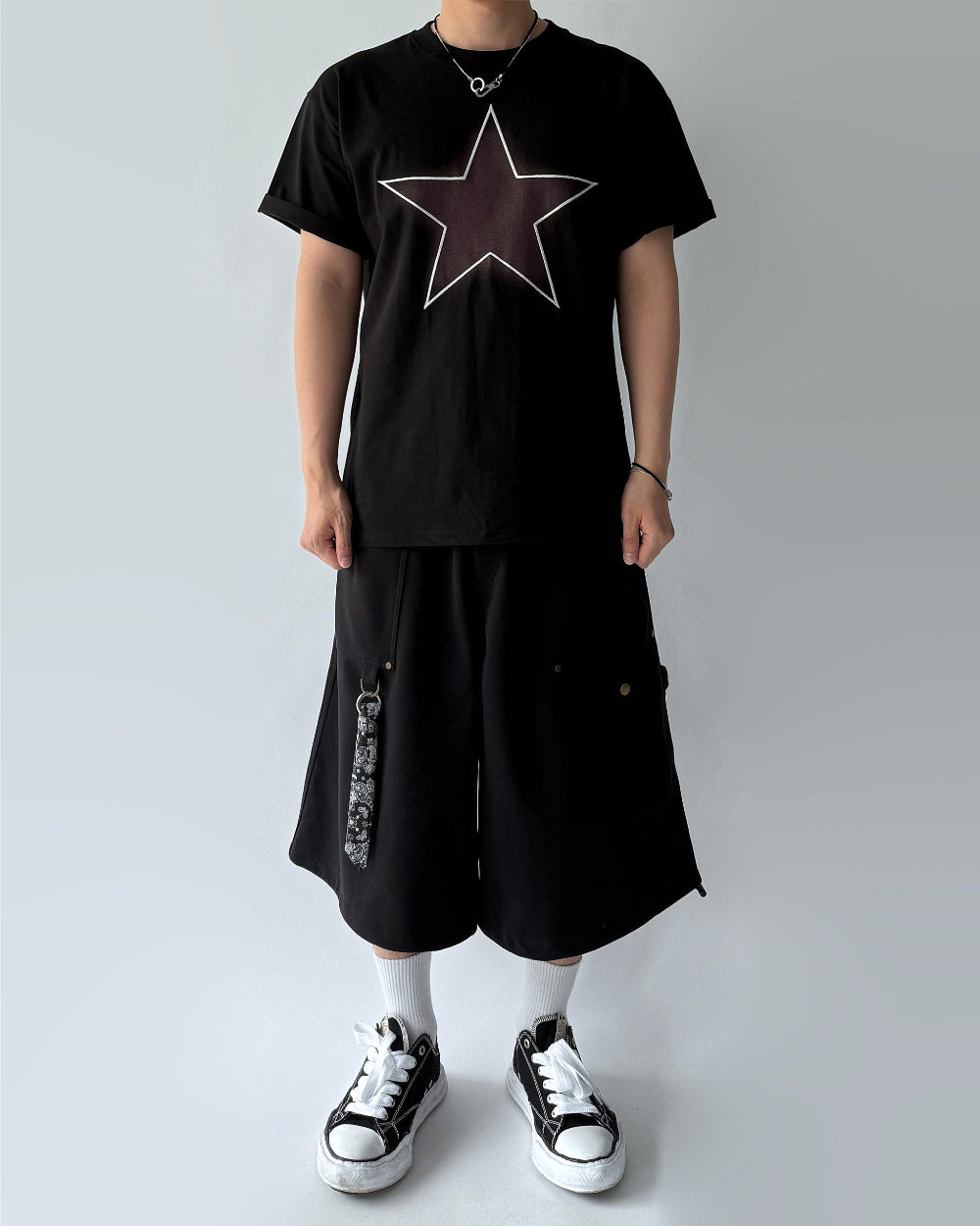 Paisley Strap D-Ring Keyring / 4色