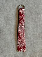 Paisley Strap D-Ring Keyring / 4色