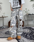 25mm 復古 豹紋 金屬孔洞 皮帶 / 3色