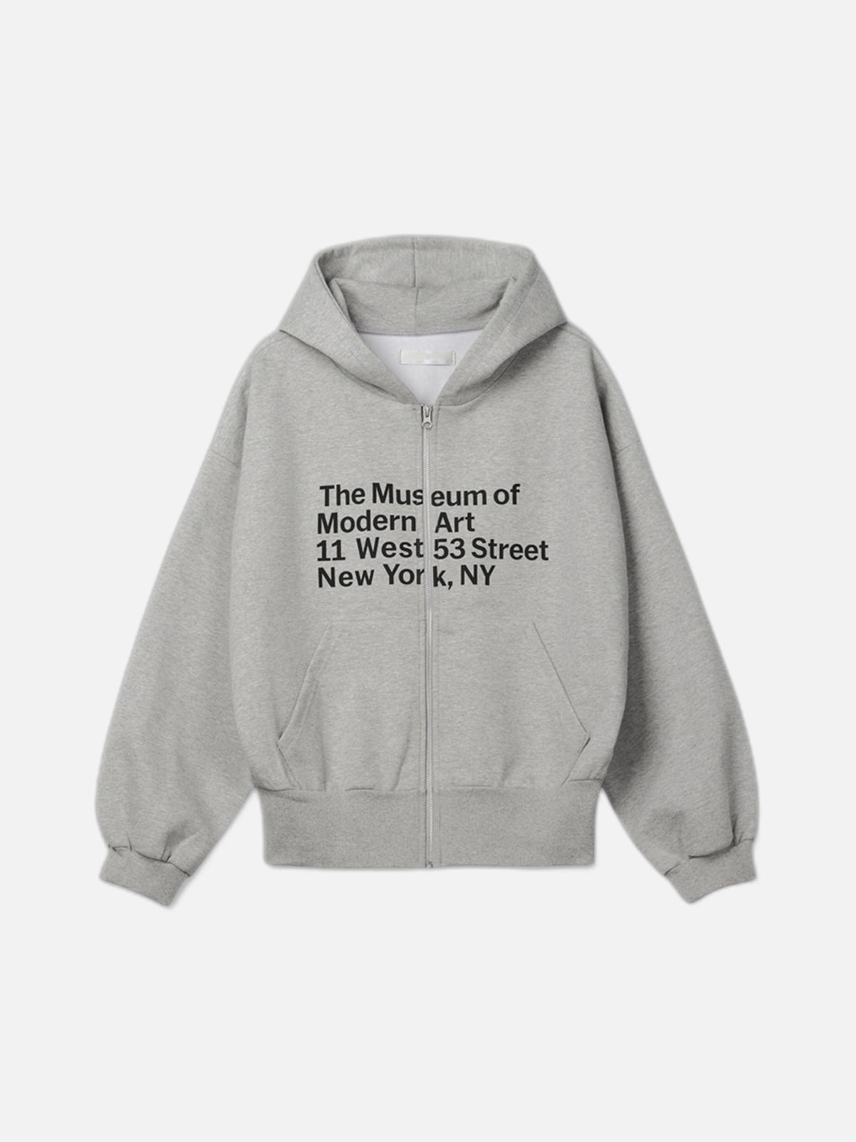 藝術 字母 印花 寬鬆 短版 連帽外套 / 2色