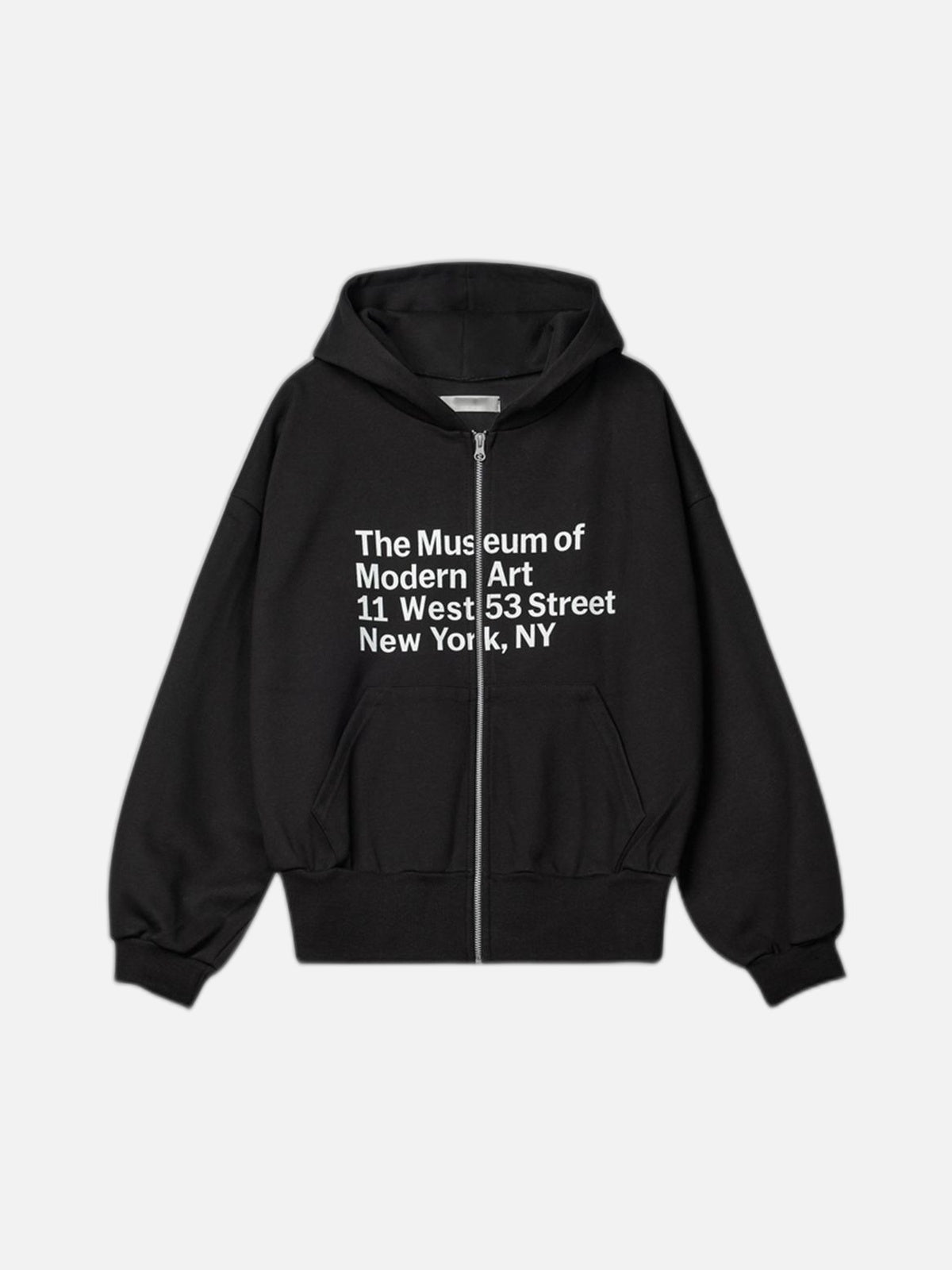 藝術 字母 印花 寬鬆 短版 連帽外套 / 2色