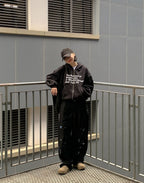 藝術 字母 印花 寬鬆 短版 連帽外套 / 2色