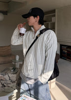 極簡 大容量 可調節 尼龍 斜背 郵差包 / 1色