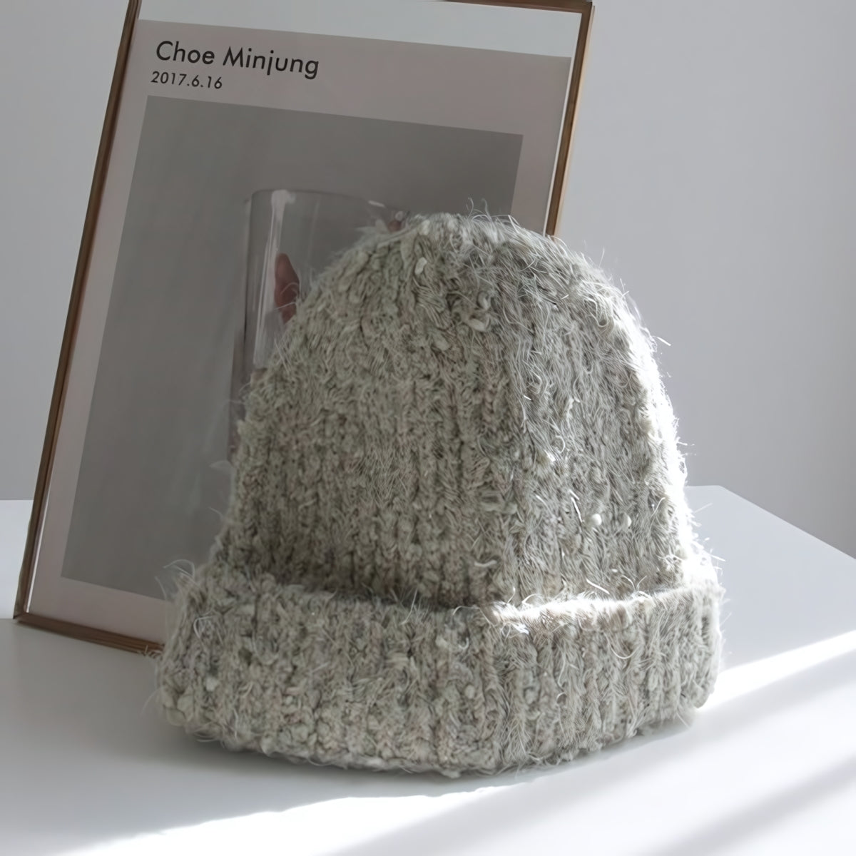 毛絨 立體針織 修飾臉型 保暖 毛帽 / 5色