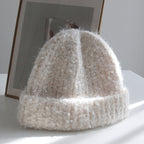 毛絨 立體針織 修飾臉型 保暖 毛帽 / 5色