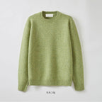 Air Wool 輕量 保暖 羊毛 圓領 針織毛衣 / 15色
