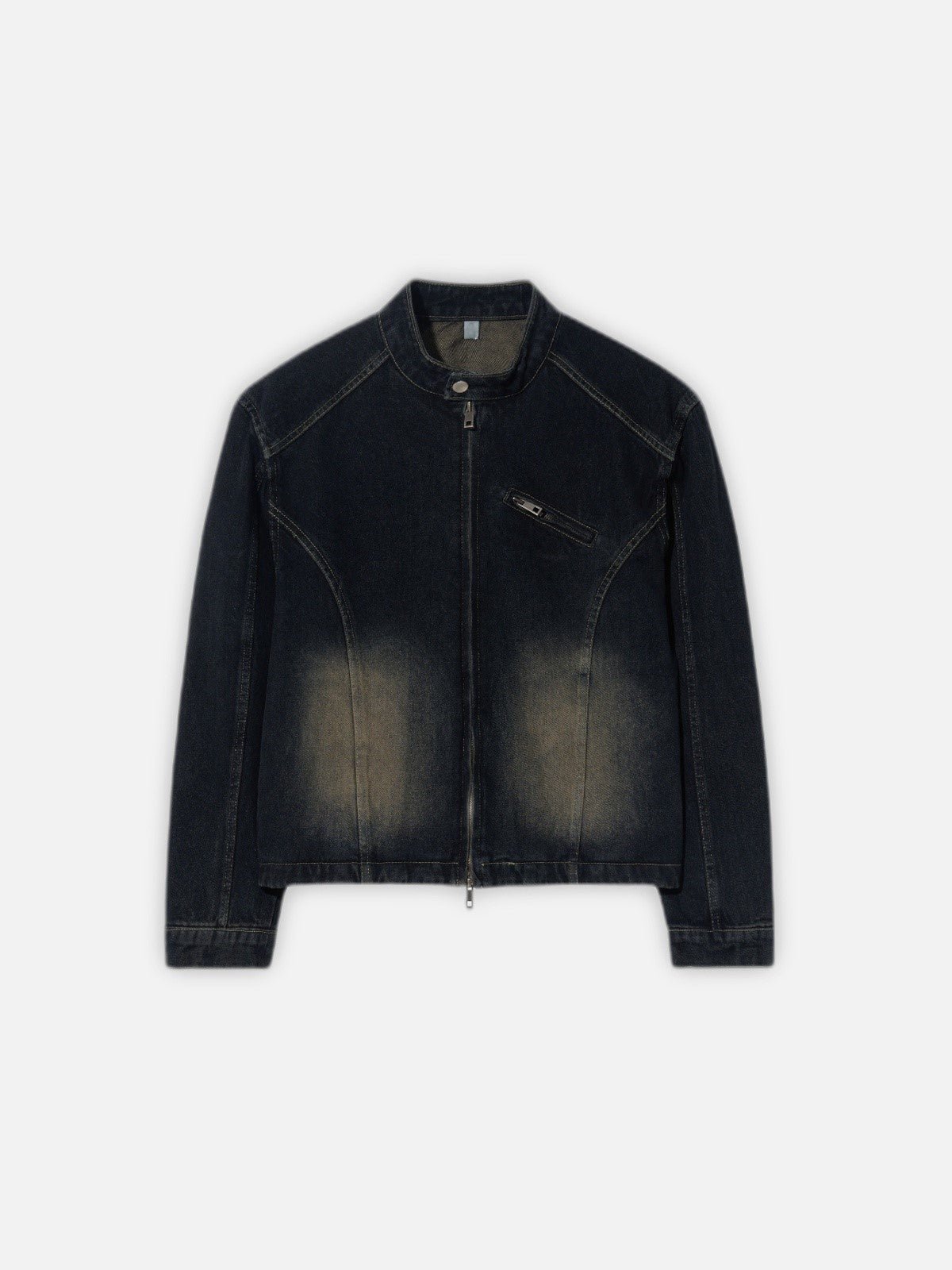 復古 水洗 寬鬆 短版 牛仔外套 / 3色 - WHATEVER STUDIO