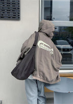 復古 慵懶 棉質 半月 斜背包 / 3色 - WHATEVER STUDIO