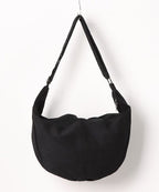 復古 慵懶 棉質 半月 斜背包 / 3色 - WHATEVER STUDIO