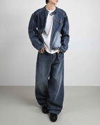 復古 水洗 寬鬆 顯高 直筒 牛仔褲 / 3色 - WHATEVER STUDIO