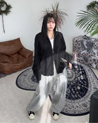 立體剪裁 雙褶 氣球 抽繩 棉褲 / 6色 - WHATEVER STUDIO