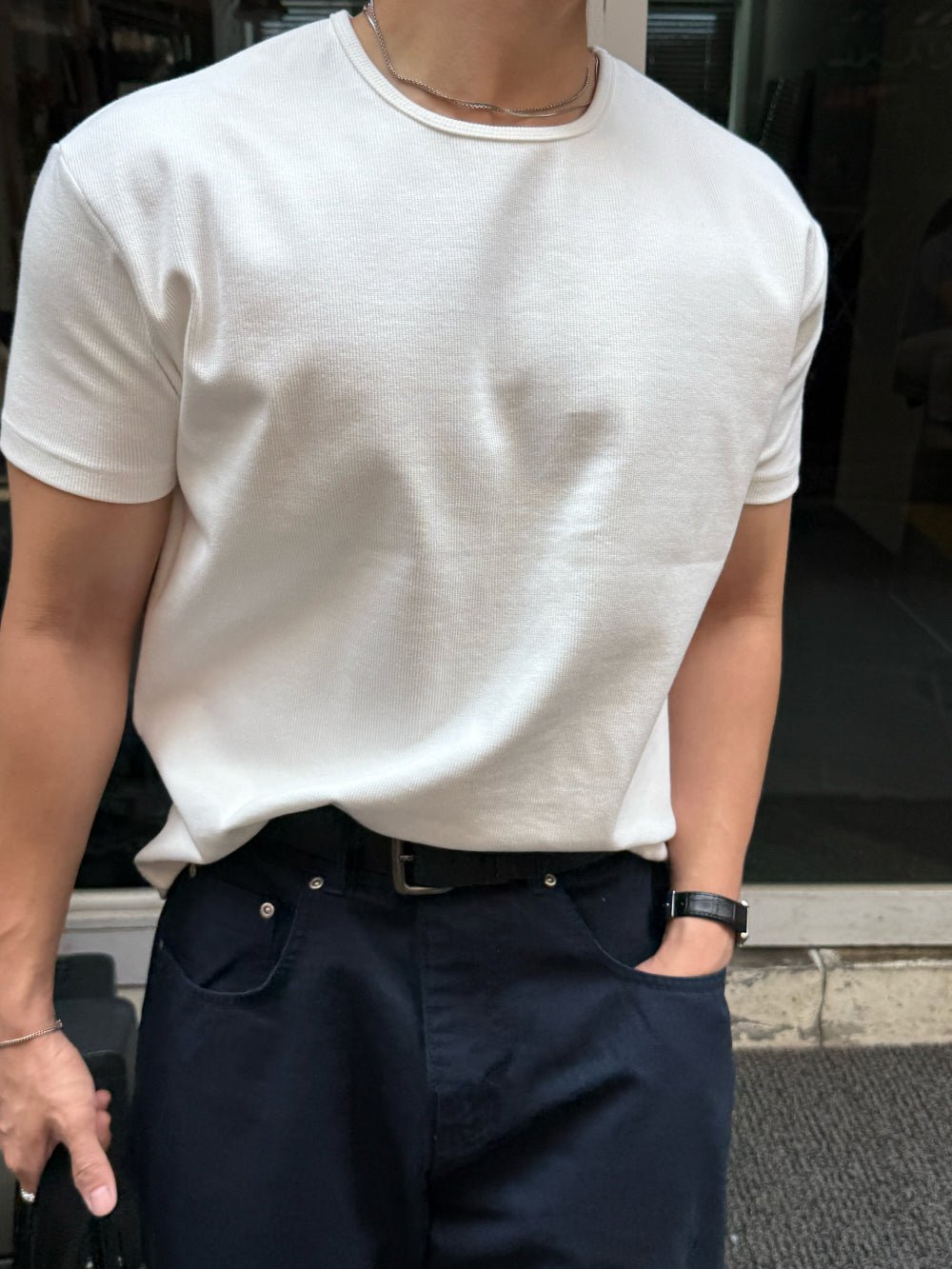 顏料水洗 短版 合身 莫蘭迪 短袖 上衣 / 7色 - WHATEVER STUDIO