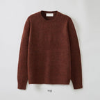 Air Wool 輕量 保暖 羊毛 圓領 針織毛衣 / 15色 - WHATEVER STUDIO