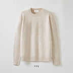 Air Wool 輕量 保暖 羊毛 圓領 針織毛衣 / 15色 - WHATEVER STUDIO