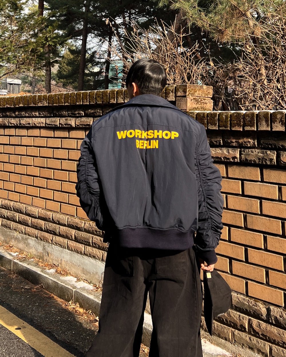 Berlin 摺皺設計 MA - 1 羽絨 飛行外套 / 2色 - WHATEVER STUDIO