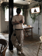 水洗 Boxy 寬短 簡約 俐落 短袖 上衣 / 3色 - WHATEVER STUDIO