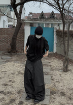 Boxy 寬短 簡約 俐落 短袖 上衣 / 3色 - WHATEVER STUDIO