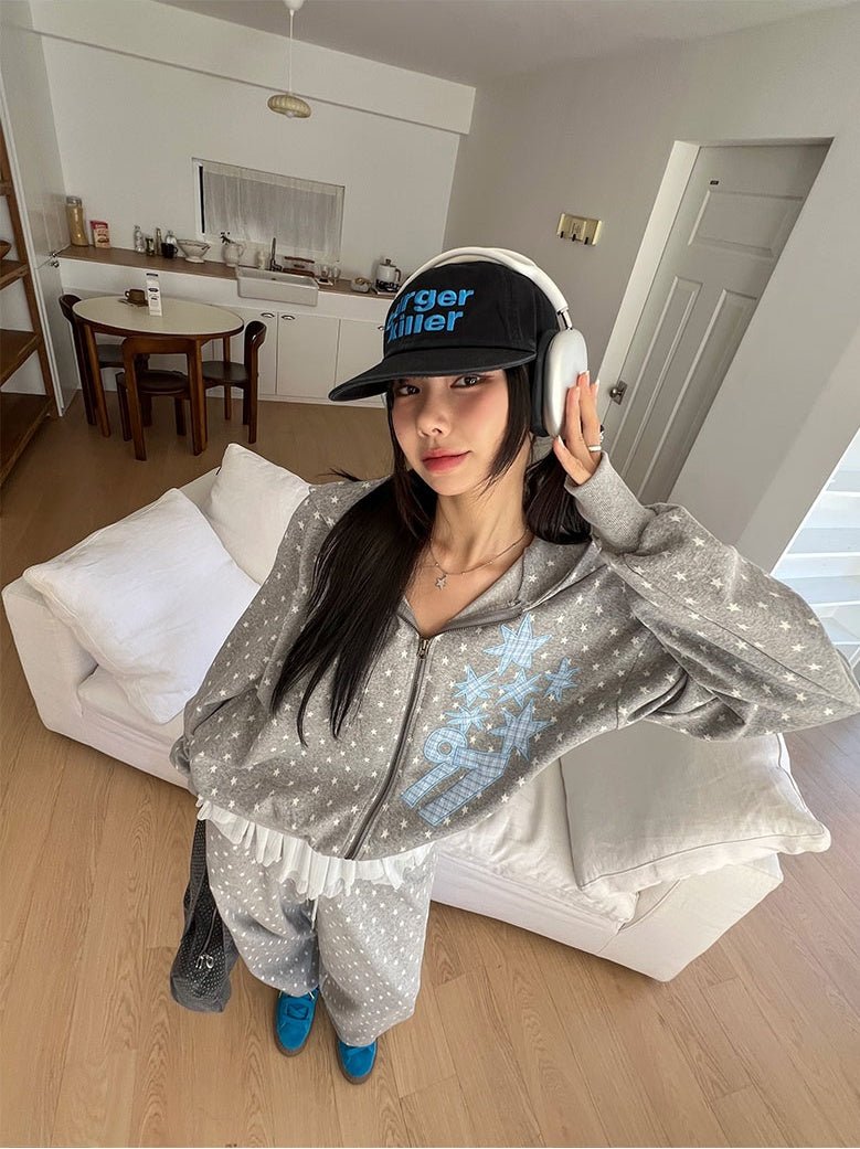 街頭 Buger Killer 字母刺繡 棒球帽 / 2色 - WHATEVER STUDIO