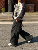 Explore 插肩袖 拼色 長袖上衣 / 3色 - WHATEVER STUDIO