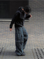 丹寧 牛仔 連帽 背心 - WHATEVER STUDIO