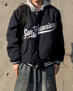 San Francisco 學院風 鋪棉 棒球外套 / 3色 - WHATEVER STUDIO