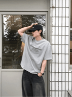 Tokyo 英文印花 寬鬆 落肩 短袖 T恤 / 3色 - WHATEVER STUDIO