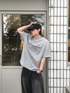 Tokyo 英文印花 寬鬆 落肩 短袖 T恤 / 3色 - WHATEVER STUDIO