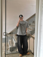 Tokyo 英文印花 寬鬆 落肩 短袖 T恤 / 3色 - WHATEVER STUDIO