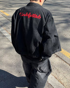 Undefeated 刺繡 雙拉鍊 牛仔外套 - WHATEVER STUDIO